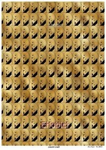 Lineart Pirinç Dekopaj Kağıdı - 3915