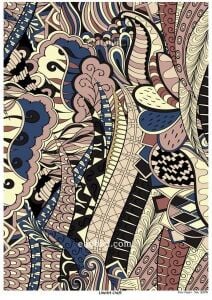 Lineart Pirinç Dekopaj Kağıdı Model - 3370