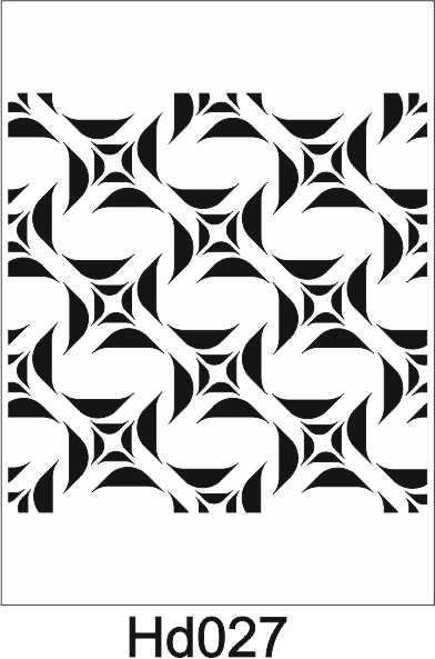 Duvar Dekor Stencil Şablon (40x40) HD-027