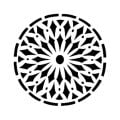Yuvarlak Stencil Desenleri