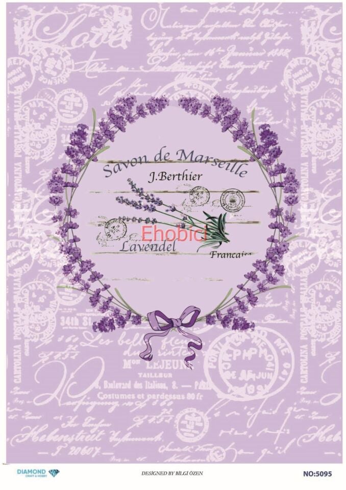 Diamond Pirinç Dekopaj Kağıdı - 5095