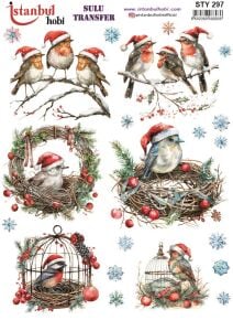 Yılbaşı Sulu Transfer 25x35cm STY297