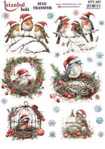 Yılbaşı Sulu Transfer 25x35cm STY297