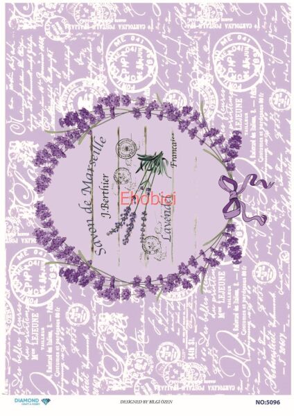 Diamond Pirinç Dekopaj Kağıdı - 5096