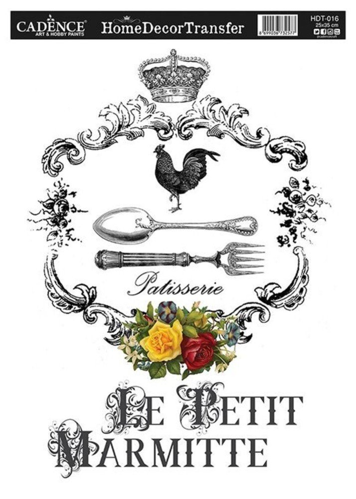 Cadence Home Dekor Transfer Kağıdı 25x35cm HDT-16