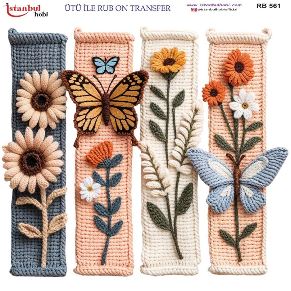 Ütü ile Rub On Transfer Kağıdı 30x30cm RB-561