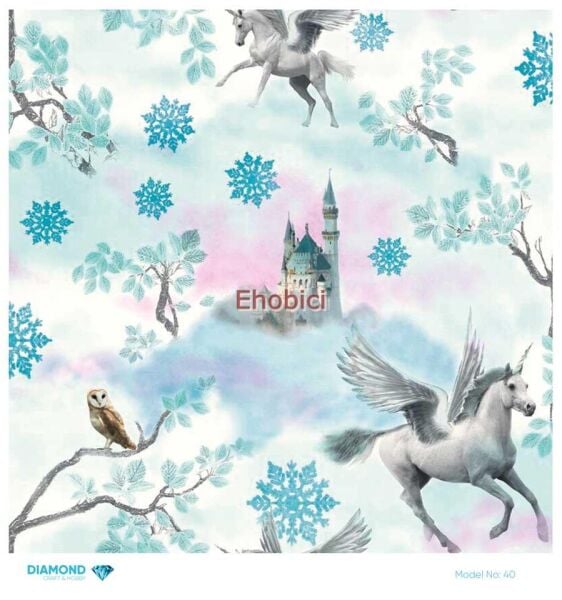 Diamond Pirinç Dekopaj Kağıdı - 040 - 30x30