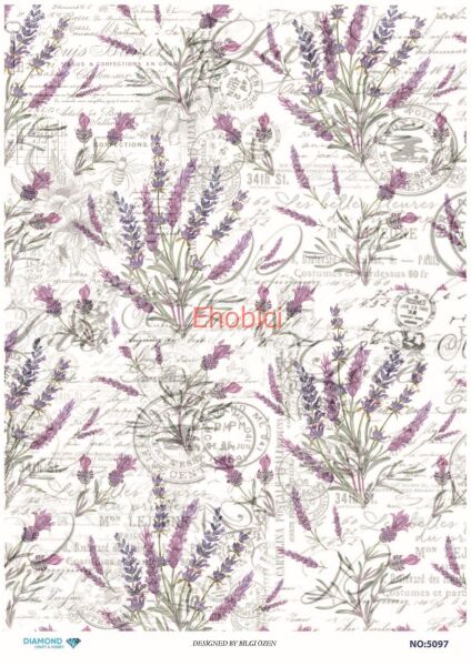 Diamond Pirinç Dekopaj Kağıdı - 5097