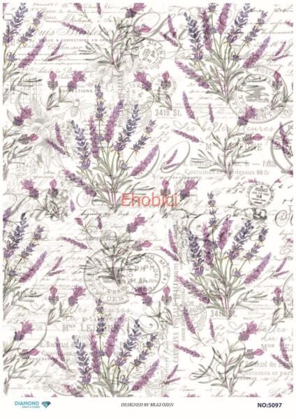 Diamond Pirinç Dekopaj Kağıdı - 5097