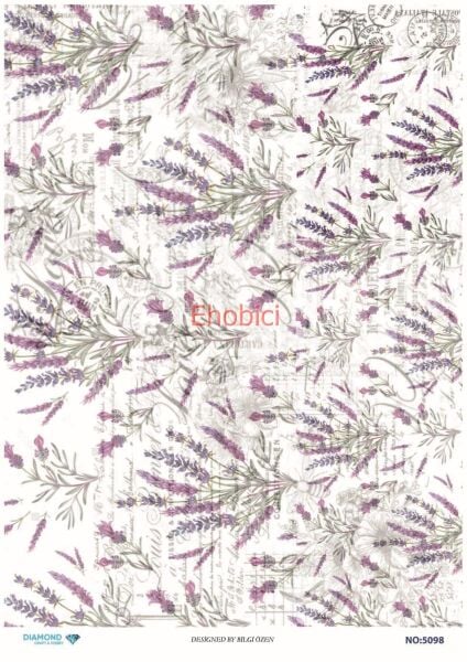 Diamond Pirinç Dekopaj Kağıdı - 5098