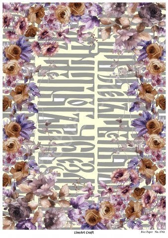 Lineart Pirinç Dekopaj Kağıdı Model - 2761