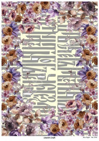 Lineart Pirinç Dekopaj Kağıdı Model - 2761