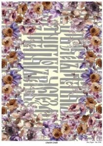 Lineart Pirinç Dekopaj Kağıdı Model - 2761