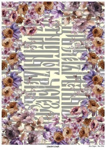 Lineart Pirinç Dekopaj Kağıdı Model - 2761