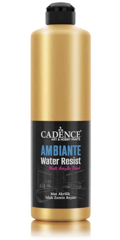 Cadence Ambiante Metalik Islak Zemin Boyası AWM03 Altın 500ML + Katalizör 20GR