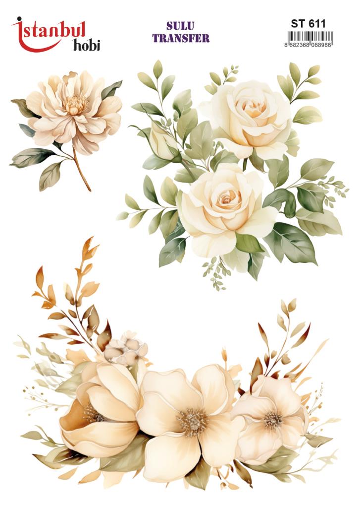 Sulu Transfer Kağıdı 25x35cm ST-611