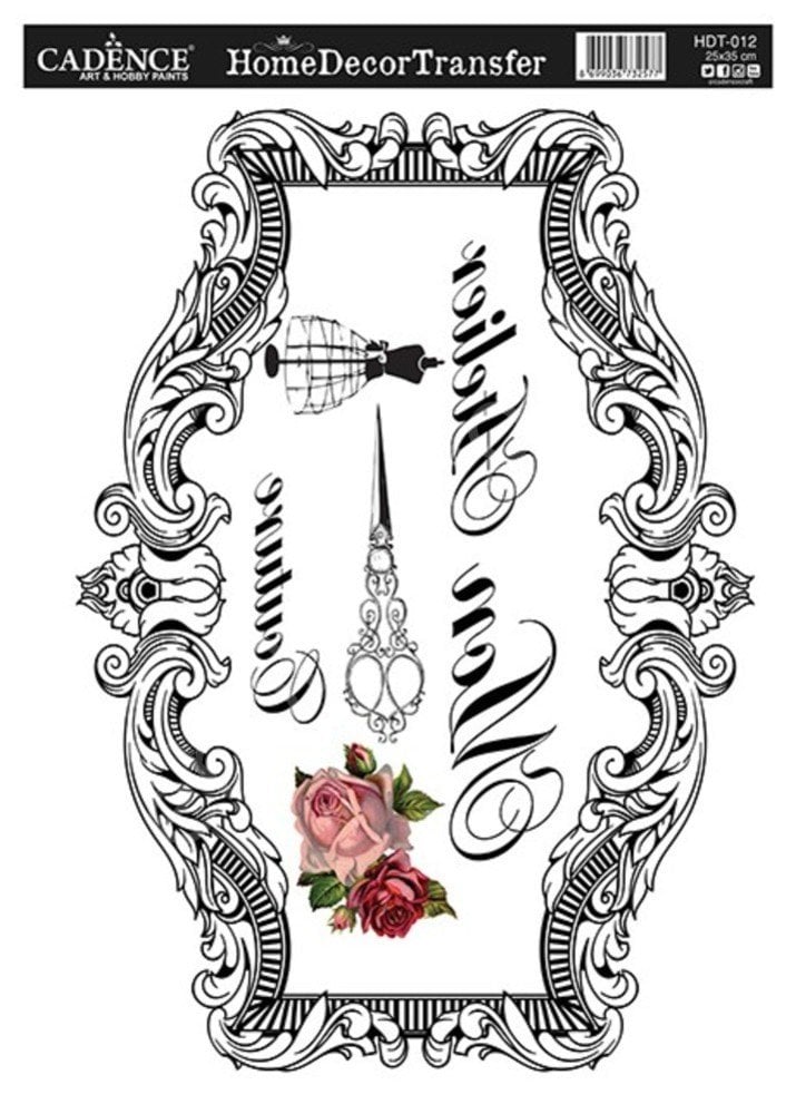 Cadence Home Dekor Transfer Kağıdı 25x35cm HDT-12