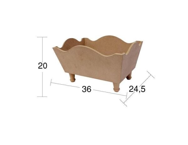 Torna Ayaklı Sepet Kutu KU-362