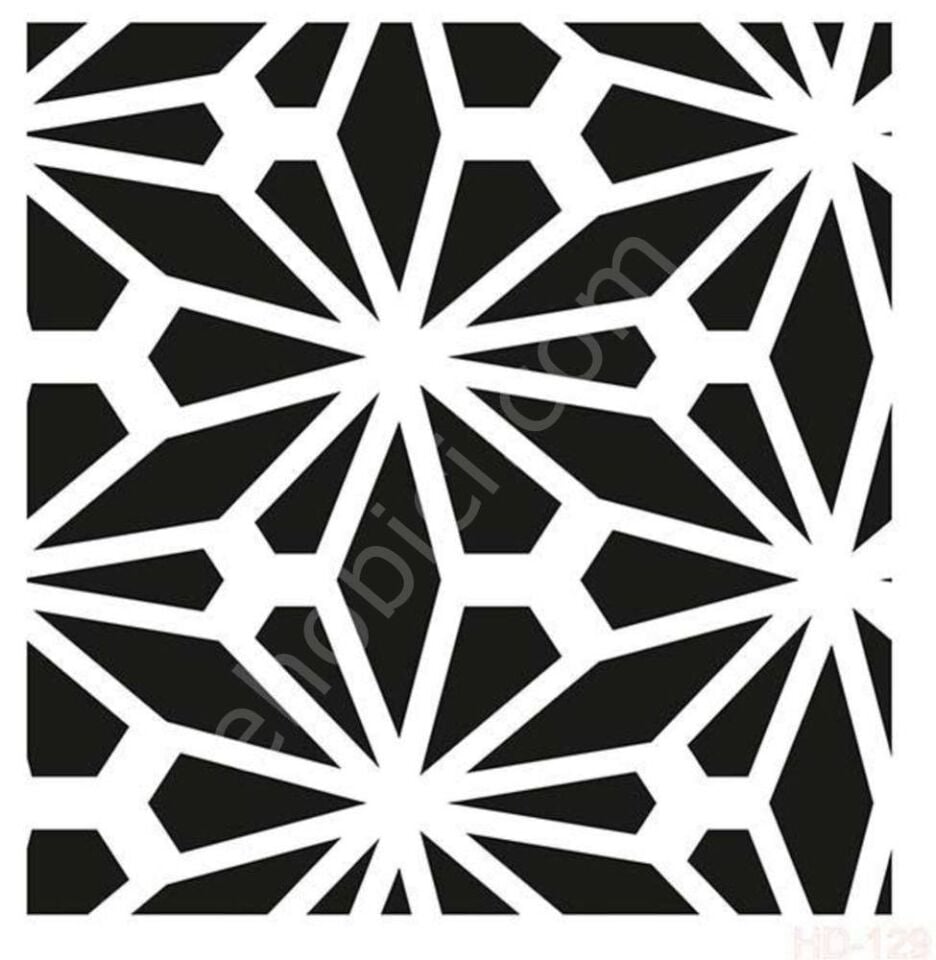 HD129 Cadence Home Dekor Stencil 45x45