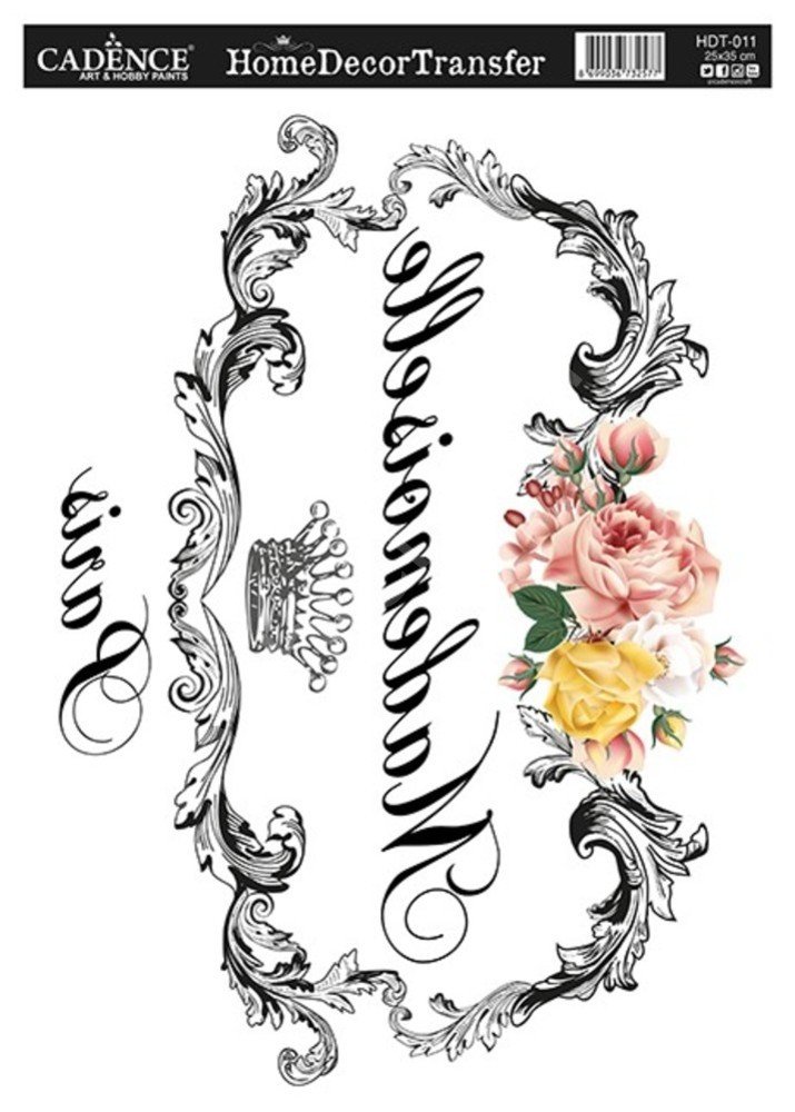 Cadence Home Dekor Transfer Kağıdı 25x35cm HDT-11
