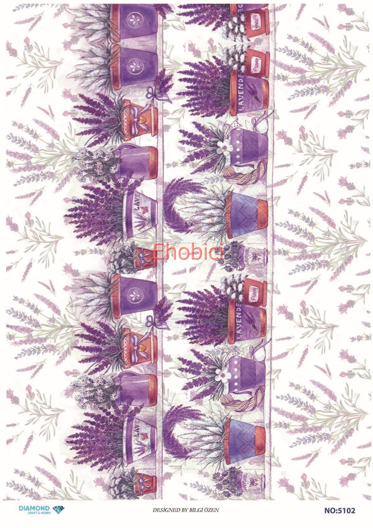 Diamond Pirinç Dekopaj Kağıdı - 5102