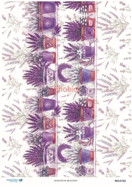 Diamond Pirinç Dekopaj Kağıdı - 5102