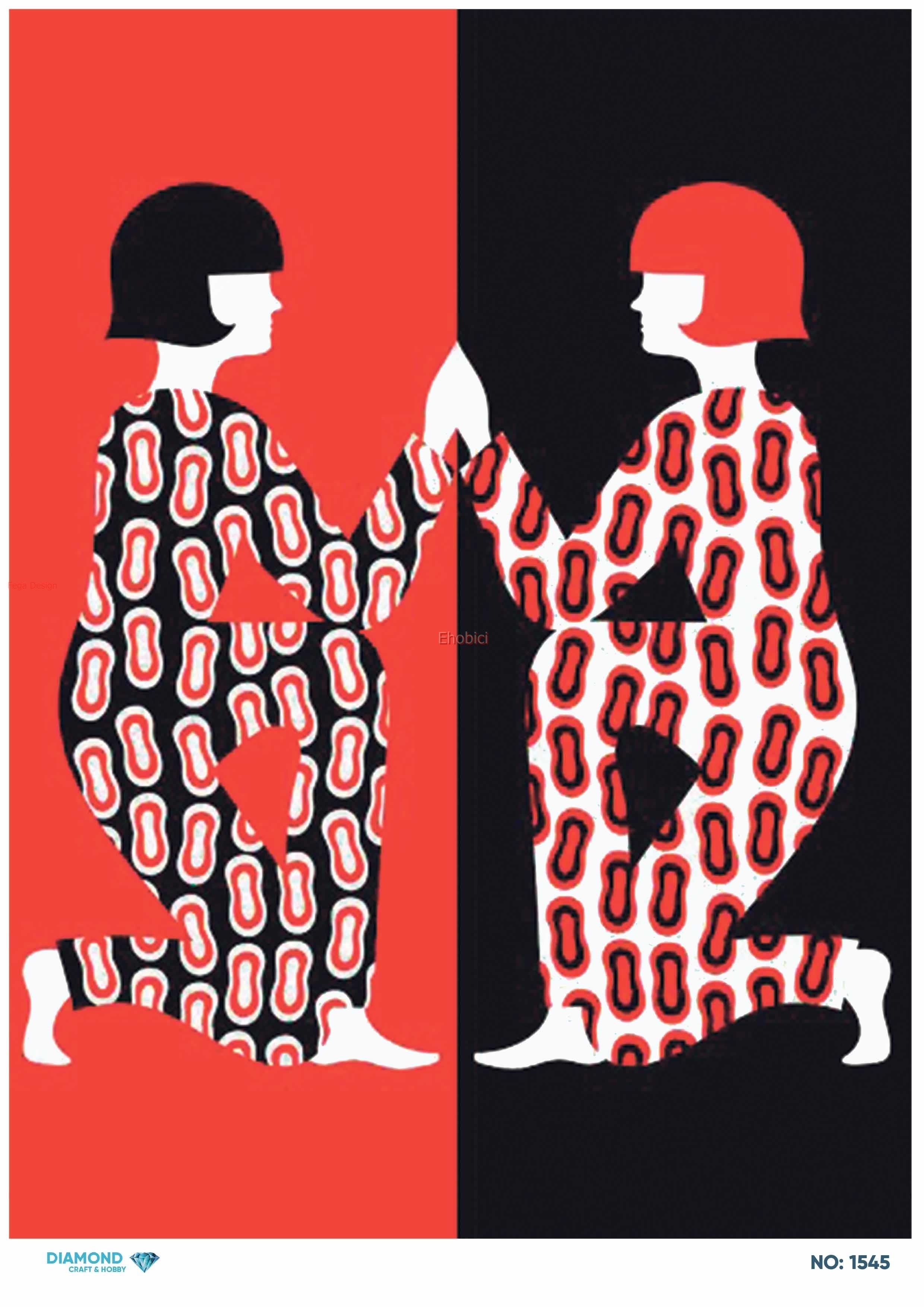 Diamond Pirinç Dekopaj Kağıdı - 1545