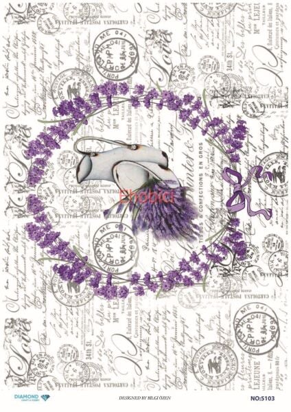 Diamond Pirinç Dekopaj Kağıdı - 5103