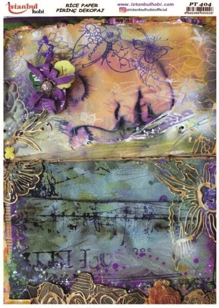 Pirinç Dekopaj Kağıdı 30x42cm PT-404 Kadın