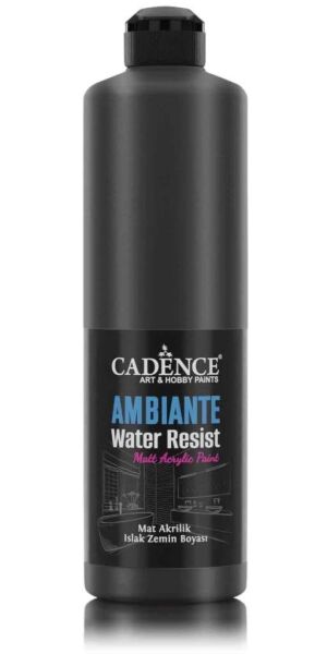 Cadence Ambiante Islak Zemin Boyası AWM08 Siyah 500ML + Katalizör 20GR