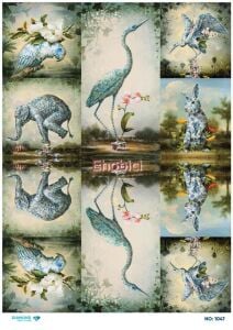 Diamond Pirinç Dekopaj Kağıdı - 1047