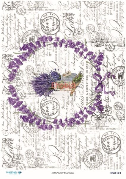 Diamond Pirinç Dekopaj Kağıdı - 5104