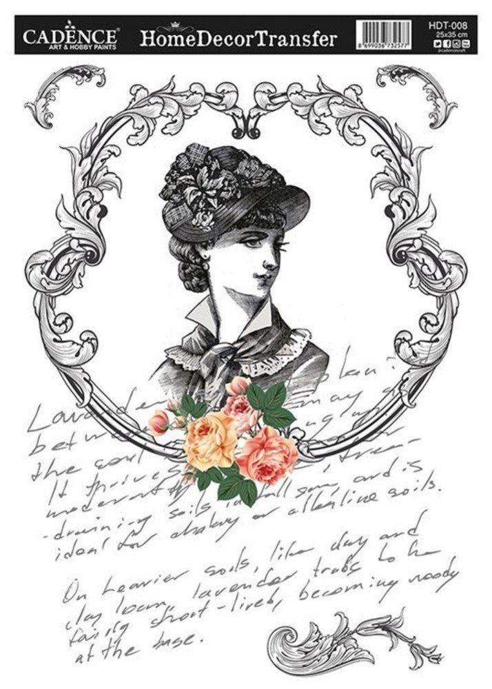 Cadence Home Dekor Transfer Kağıdı 25x35cm HDT-08