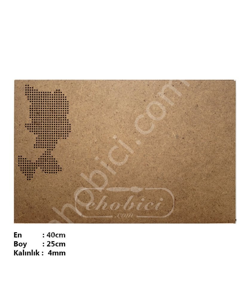 Ahşap Kanaviçe Supla KS03 40x25cm