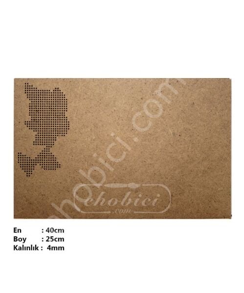 Ahşap Kanaviçe Supla KS03 40x25cm