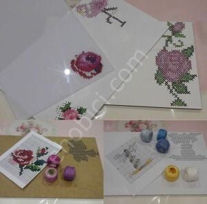 Ahşap Kanaviçe Supla KS03 40x25cm