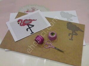 Ahşap Kanaviçe Supla KS03 40x25cm