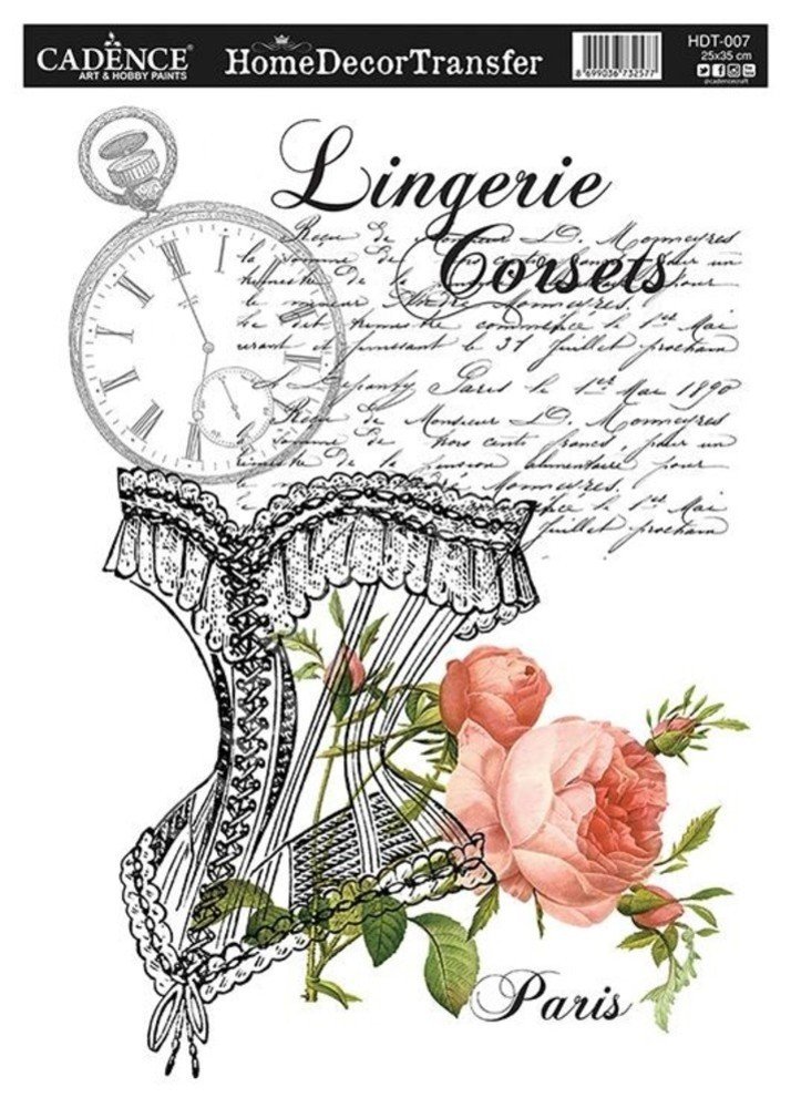 Cadence Home Dekor Transfer Kağıdı 25x35cm HDT-07