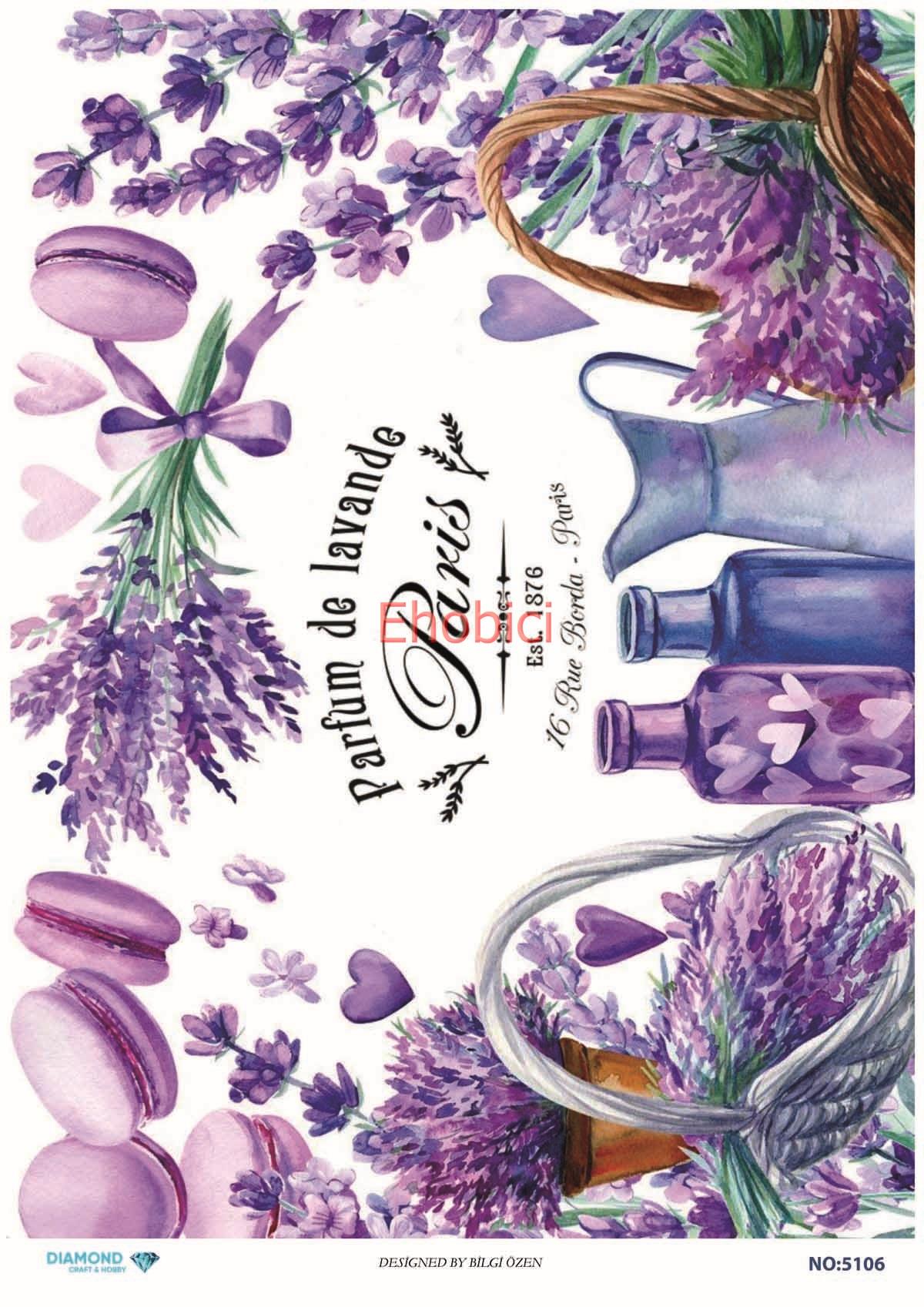 Diamond Pirinç Dekopaj Kağıdı - 5106