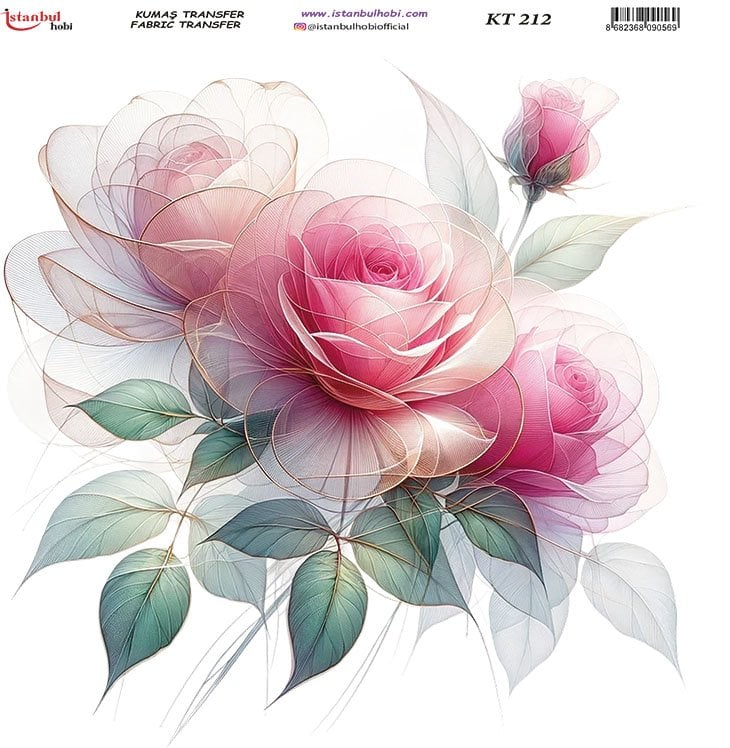 Kumaş Transfer Kağıdı 20x20cm KT-212