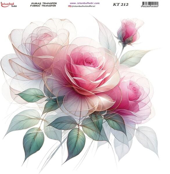 Kumaş Transfer Kağıdı 20x20cm KT-212
