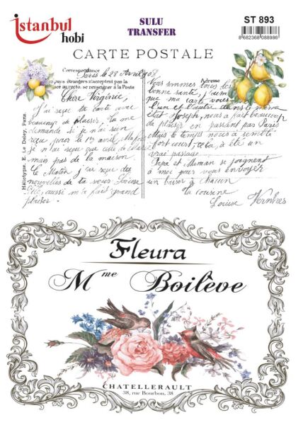 Sulu Transfer Kağıdı 25x35cm ST-893