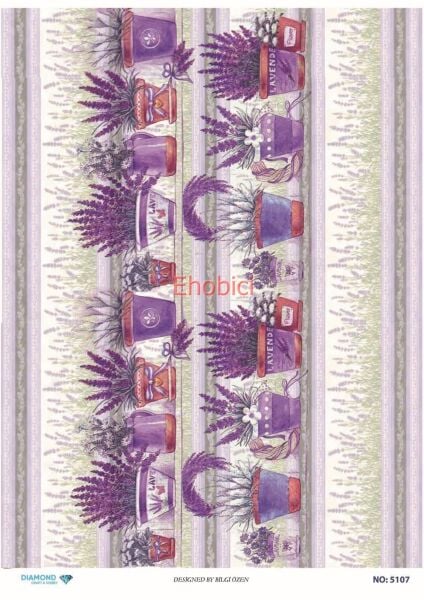 Diamond Pirinç Dekopaj Kağıdı - 5107