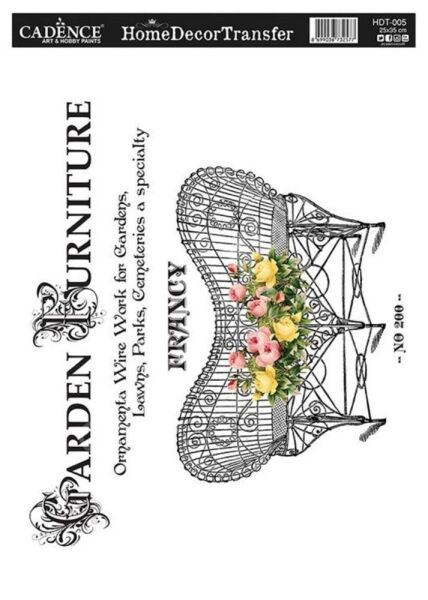 Cadence Home Dekor Transfer Kağıdı 25x35cm HDT-05