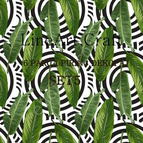 Lineart Pirinç Dekopaj Kağıdı 6 Parça Set-005