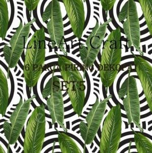 Lineart Pirinç Dekopaj Kağıdı 6 Parça Set-005