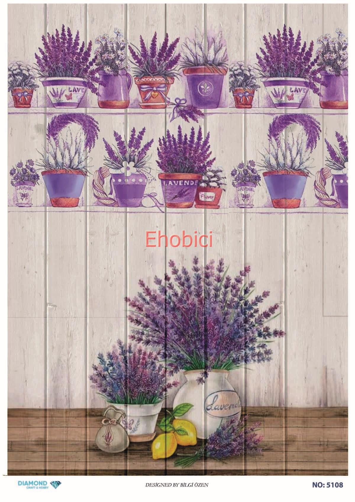 Diamond Pirinç Dekopaj Kağıdı - 5108