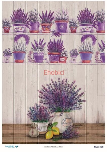 Diamond Pirinç Dekopaj Kağıdı - 5108