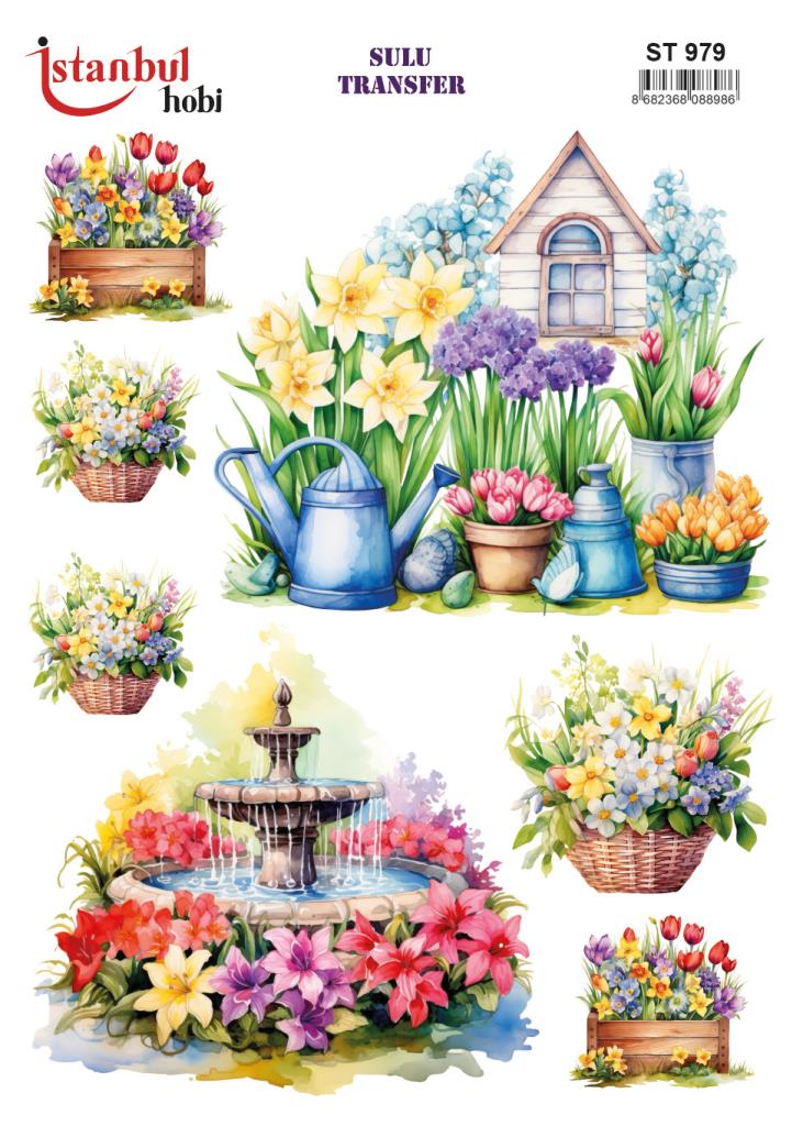 Sulu Transfer Kağıdı 25x35cm ST-979