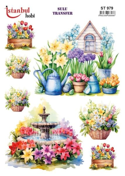 Sulu Transfer Kağıdı 25x35cm ST-979